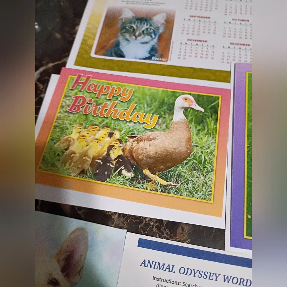 2026 Animal-Themed Calendar and Puzzle Set